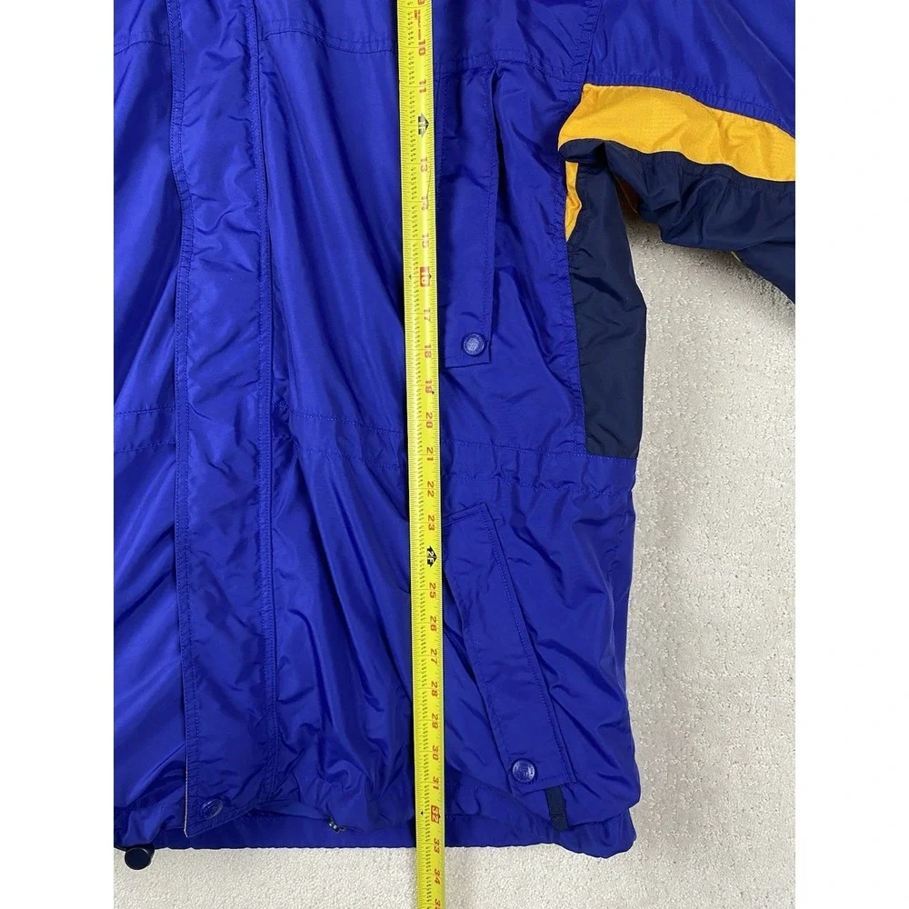 Vintage Columbia 3 in 1 Jacket Mens XL Blue Orange Fleece Interchange Hooded 90s